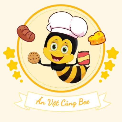 Logo Ăn vặt cùng bee